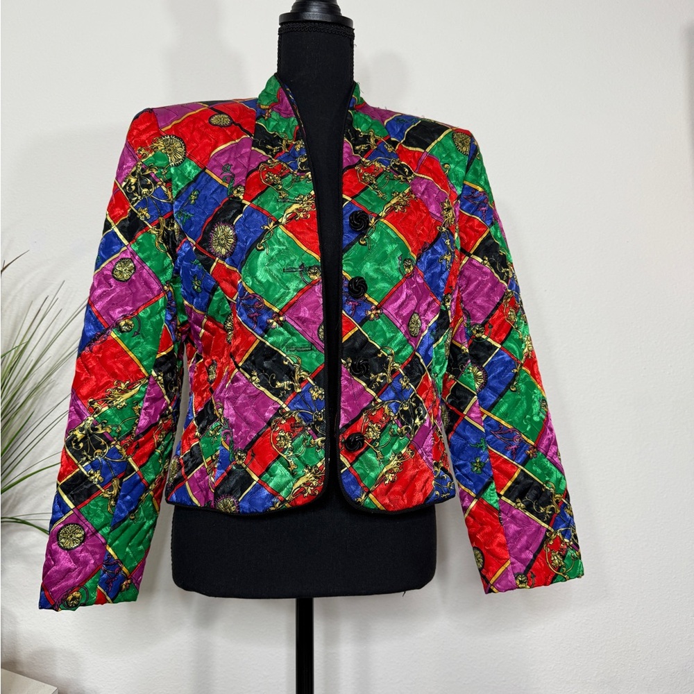 Colorful Patchwork Women's Jacket